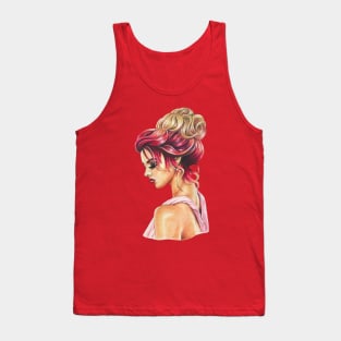 Ombré Sunset Hairstyle Tank Top